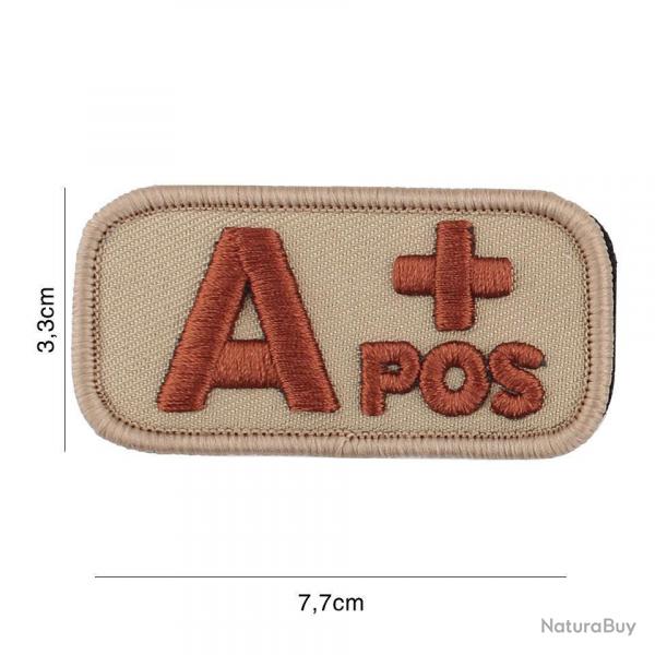 Patch tissu avec velcro  A+  coyote