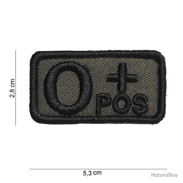 Patch tissu avec velcro  O+  vert