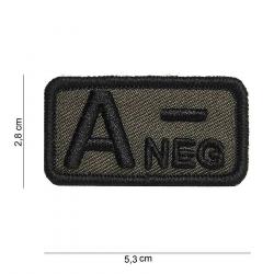Patch tissu avec velcro « A- » vert