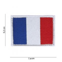 Patch tissu avec velcro Drapeau France