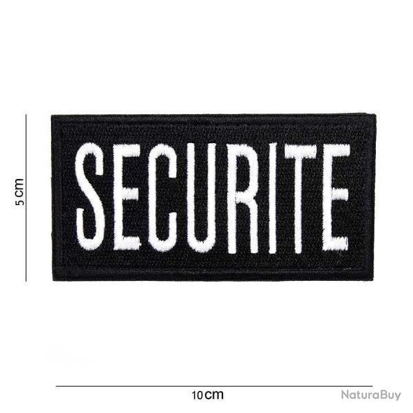 Patch tissu avec velcro "Scurit"