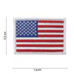 Patch tissu avec velcro « Drapeau USA »