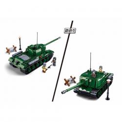 Char lourd bataille de Budapest 2 en 1 - jeu de briques