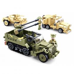 Pack Battle WWII avec avions, véhicules & accessoires - jeu de briques