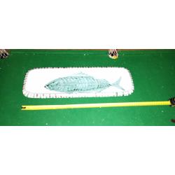 Très grand plat à poisson vintage Vallauris signé Fazio