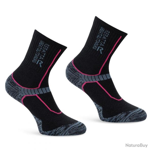 Chaussette Randonne en Laine Regatta "Womens Merino Wool Hiker Sock" 36 - 38 Bleu