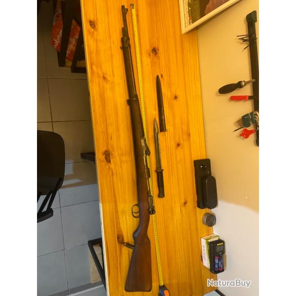 Carabine mauser avec baonnette