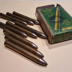 Boite de 9 Cartouches 9,3x72 Mod.31 N° 185V Altdorf