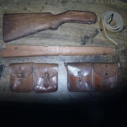 MAS 49 crosse garde main  bretelle cartouchieres