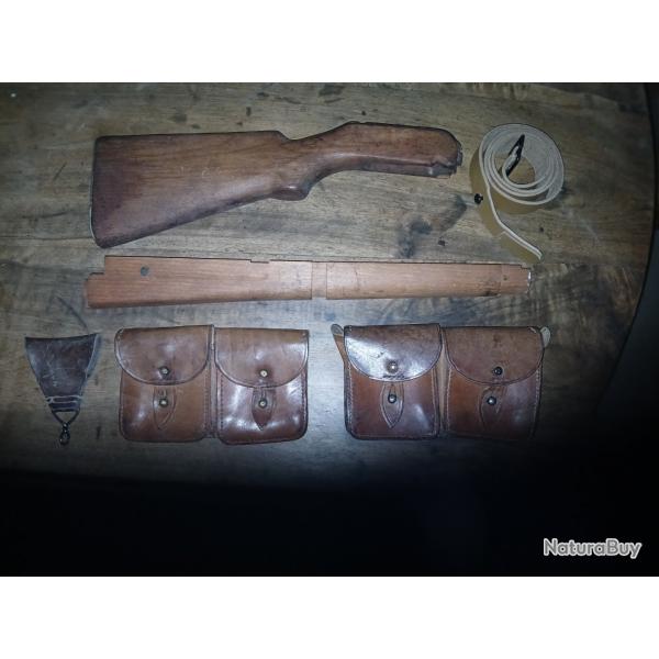 MAS 49 crosse garde main  bretelle cartouchieres