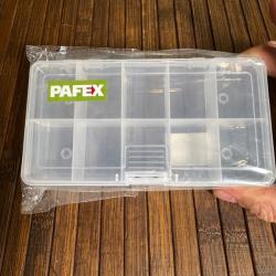 BOÎTE PÊCHE CRISTAL PAFEX BT 426 10 COMPARTIMENTS 16x9 cm