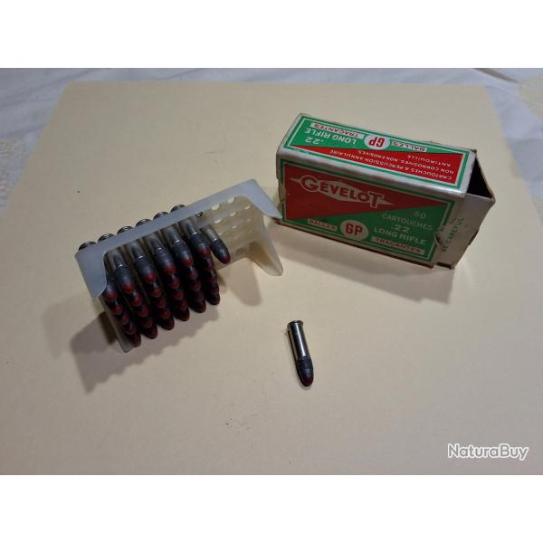 Boite de 32 Cartouches 22lr TRACANTES Collectionneur Gvelot Balles GP Tracantes