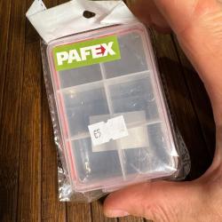 LOT DE 3 Boites pêche Cristal Joint Torique Pafex 6 Cases Bt338