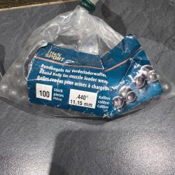 100 Munitions poudres noir en 44