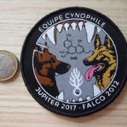 écusson obsolète !!. équipe cynophile gendarmerie insigne tissu