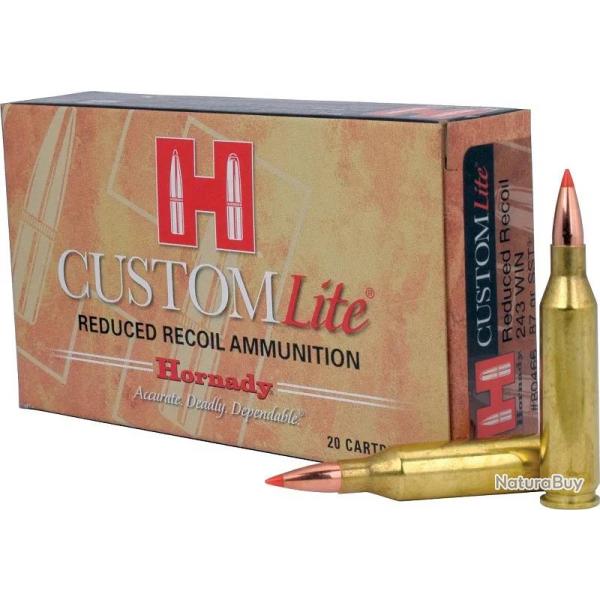 Balles Hornady Custom Lite 243 Win 87 gr
