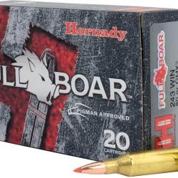 Balles Hornady Full Boar 243 Win 80 gr