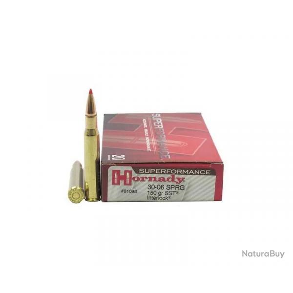 Balles Hornady Superformance SST 30-06 Sprg 150 gr