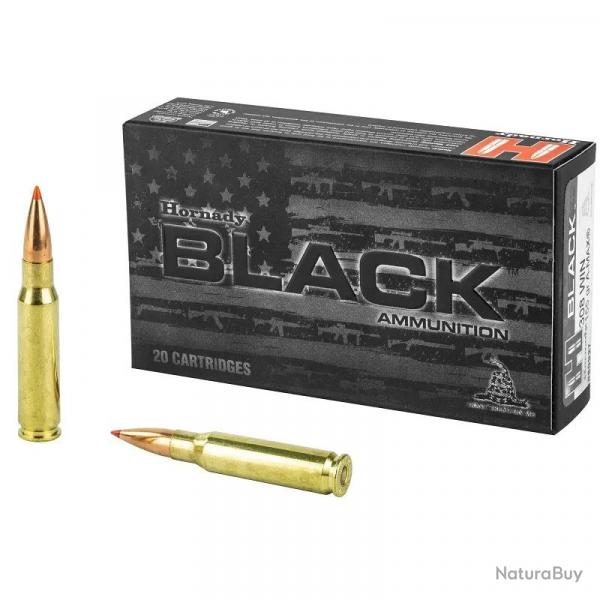 Balles Hornady A-Max Black 308 Win 155 gr
