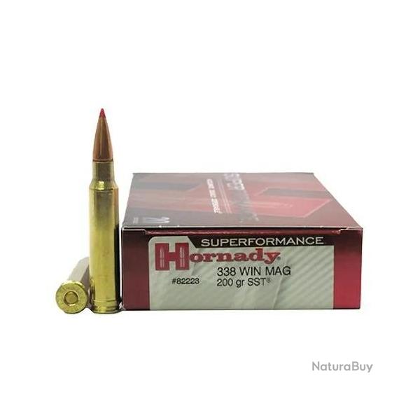 Balles Hornady Superformance SST 338 Win Mag 200 gr