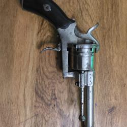 Révolver à Broche Type Lefaucheux Cal 9mm Du XIXe.