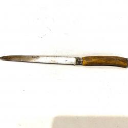 Ancien long Couteau de Chasse Allemand marquage sur la lame