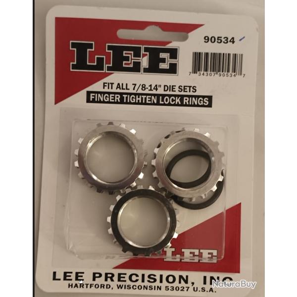 Lot de Bagues de verrouillage Lee Lock Ring 3-set Ref 90534