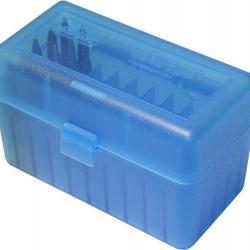 BOITE MTM POUR 50 MUNITIONS 222/223/300BLK BLEUE RS-50-24