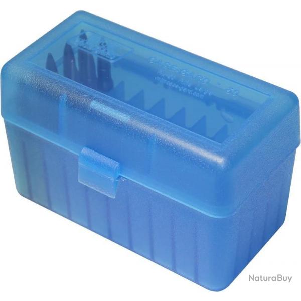 BOITE MTM POUR 50 MUNITIONS 222/223/300BLK BLEUE RS-50-24