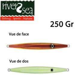 Jig Zero Dropper River 2Sea 250gr (Orange, Rouge / Phospho)
