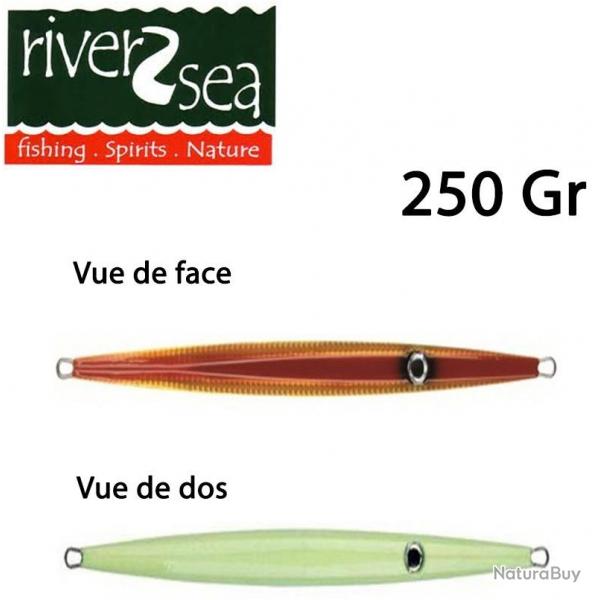 Jig Zero Dropper River 2Sea 250gr (Orange, Rouge / Phospho)
