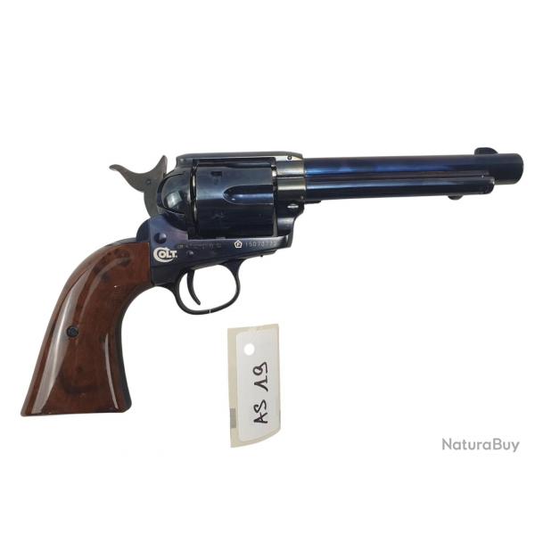 AIRGUN REVOLVER UMAREX 1873 SAA EFFET BLEUI CAL.4.5 BB's