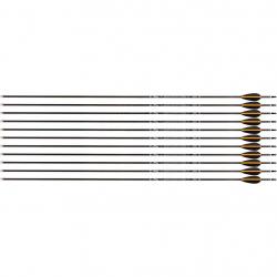 Flèche Avalon Tyro 4.2 en carbone (nouvelles) 1800 27" 1 plume orange 2 plumes noires