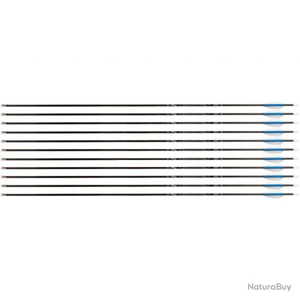 Flche Avalon Tyro 4.2 en carbone (nouvelles) 1300 28" 1 plume bleue 2 plumes blanches