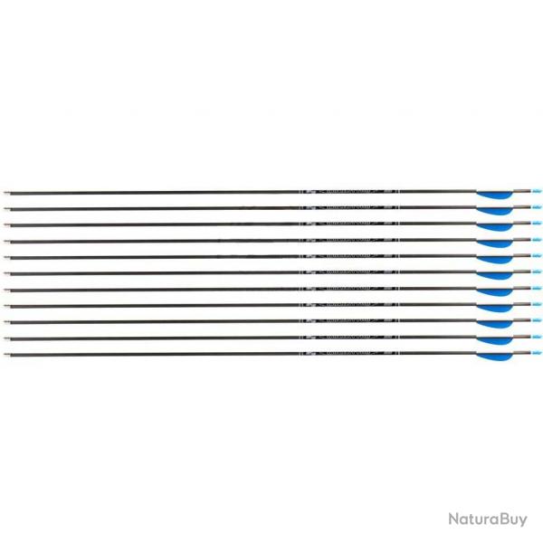 Flche Avalon Tyro 4.2 en carbone (nouvelles) 1100 28" 1 plume blanche 2 plumes bleues