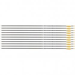 Flèche Avalon Tyro 4.2 en carbone (nouvelles) 1100 28" 1 plume blanche 2 plumes oranges