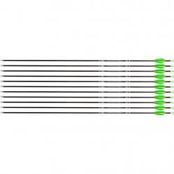 Flèche Avalon Tyro 4.2 en carbone (nouvelles) 1000 29" 1 plume jaune 2 plumes vertes