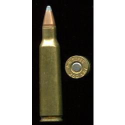 .250 SAVAGE - marquage : NORMA Re 250 Sav - balle cuivre pointe plomb