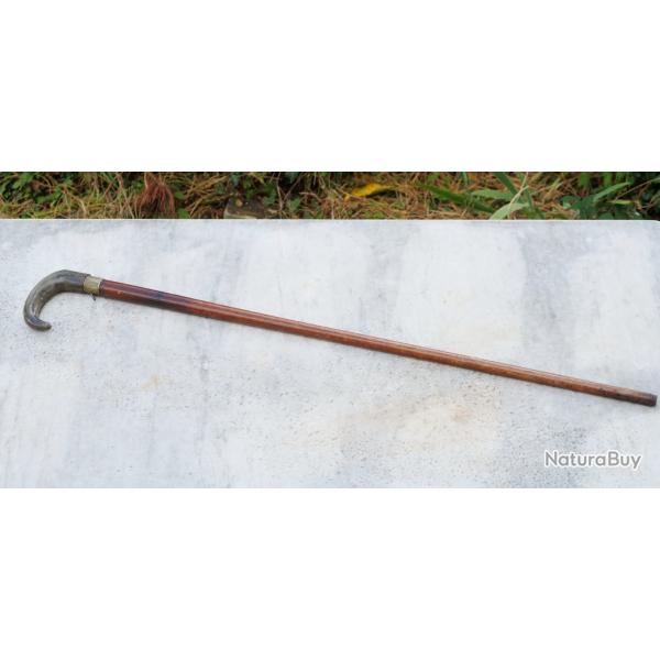 Ancienne Canne fusil 9 mm  à restaurer - ref TIN25CAN001