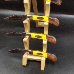 LOT DE 4 COUTEAUX PLIANT WINCHESTER FACON OS ET LAITON 1azdx