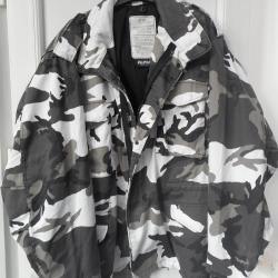 Rare veste de combat Alpha M-65 Field Jacket camouflage Urban