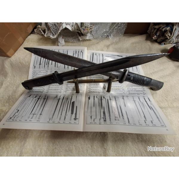 deux baonnettes 98k. ww2. allemande