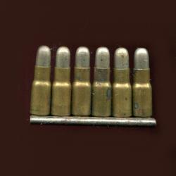 Lame chargeur de 6 cartouches 5 mm pour pistolet Charola & Anitua - TRES RARE