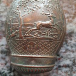 Poire en cuivre pour poudre noir