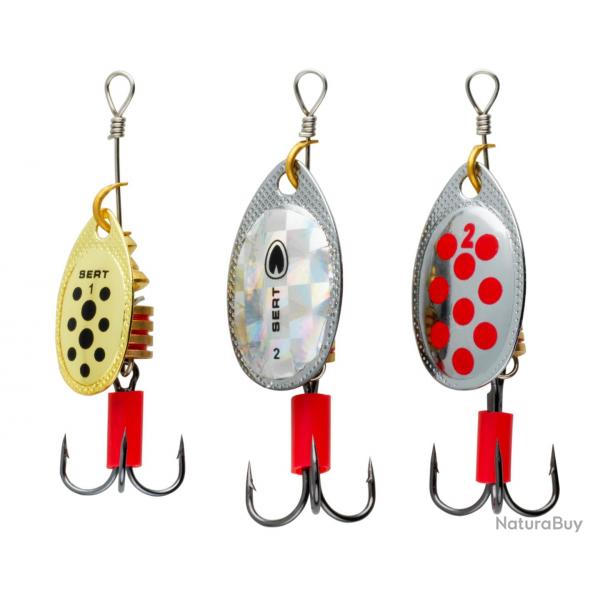 Kit Cuillers Tournantes SRT Spoony Special Perche FW26