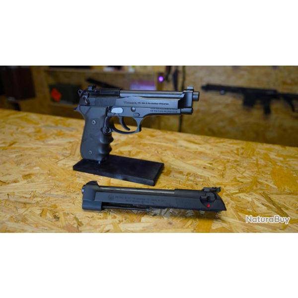 PROMO OCCASION Pistolet BERETTA 92 FS Brigadier cal 9x19 + Conversion BERETTA 92 FS cal.22 lr