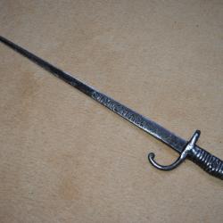 Rare  baïonnette  pour fusil scolaire vector Garrigues