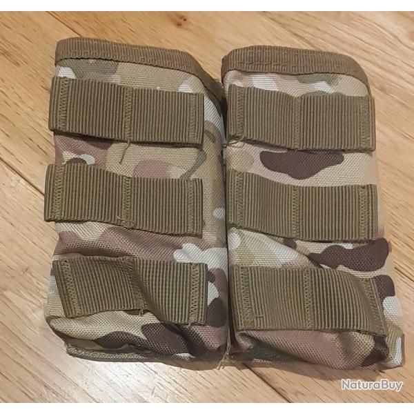 Porte chargeur double Multicam neuf