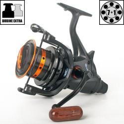 BF25 ! Moulinet Carp Design Débrayable GFR9000 Black & Orange