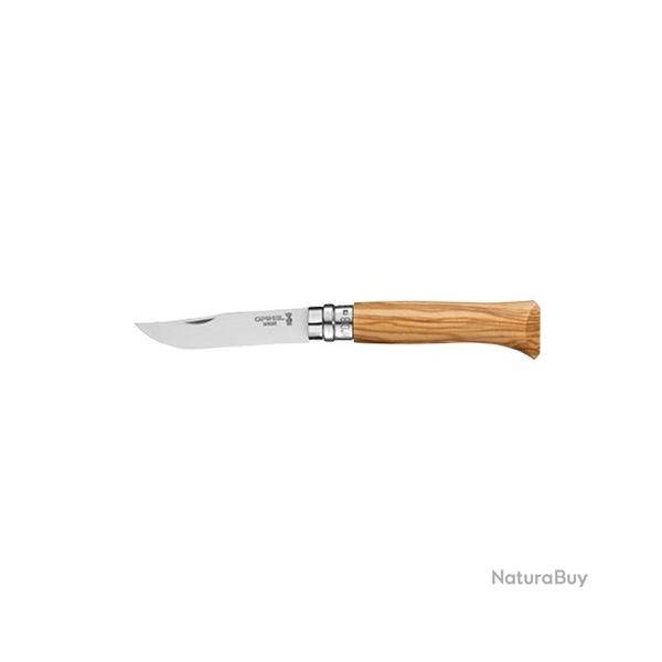 Couteau de poche Opinel Tradition Luxe Inox N°08 - Olivier